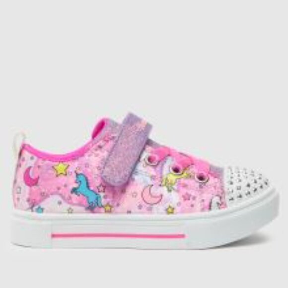 NIB Sketchers Twinkle Sparks/Unicorn Dreaming (pink,multicolour) Toddler… - Picture 4 of 7